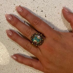 Genuine Turquoise Size 8 ring